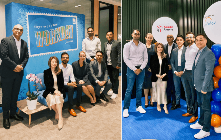 Rolling Arrays and Workday teams celebrate strategic partnership at Workday Singapore office with leadership meet and launch event